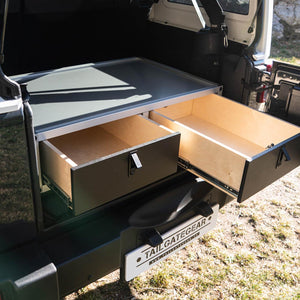 Double drawer wide module